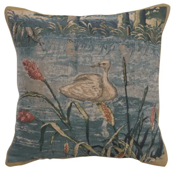 Wawel Forest Left Belgian Tapestry Cushion - 17 in. x 17 in. Cotton by Charlotte Home Furnishings