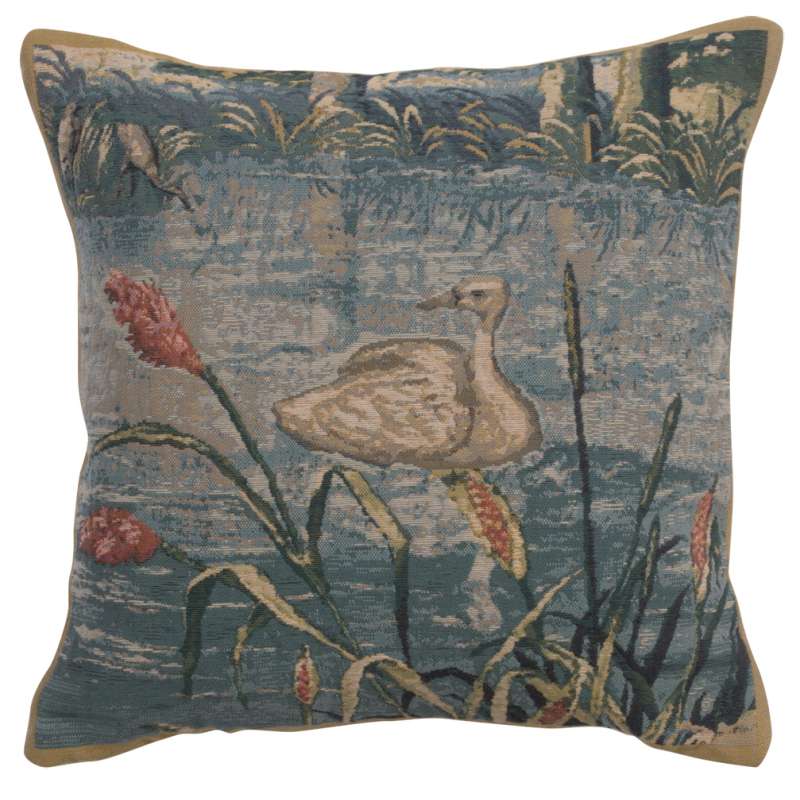 Wawel Forest left Decorative Tapestry Pillow