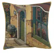 Bellagio Village Door Belgian Couch Pillow