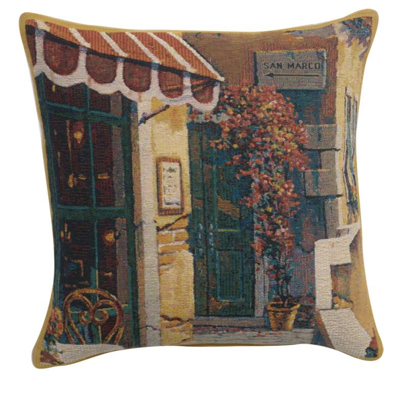 Passage to San Marco I Decorative Tapestry Pillow