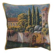 Varenna Reflections Village Right Decorative Tapestry Pillow