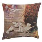Peacock & Doves Decorative Couch Pillow Cover