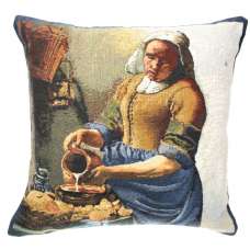 Servant Girl I Belgian Tapestry Cushion