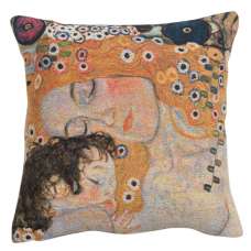 Mother and Child 1 Belgian Tapestry Cushion