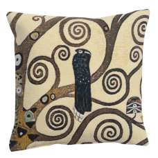 Lebensbaum Bird Decorative Tapestry Pillow