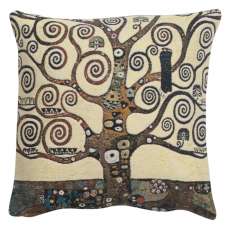 Lebensbaum Tree Decorative Tapestry Pillow