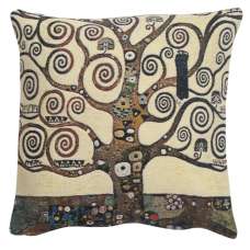Lebensbaum Tree Decorative Tapestry Pillow