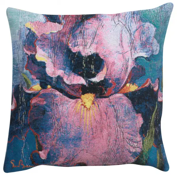 C Charlotte Home Furnishings Inc Dancer I Belgian Tapestry Cushion - 21 in. x 21 in. Cotton by Simon Bull