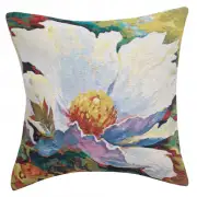A Time To Dream 1 Belgian Tapestry Cushion - 21 in. x 21 in. Cotton by Simon Bull