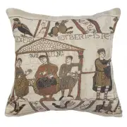 Banquet Feast Belgian Tapestry Cushion