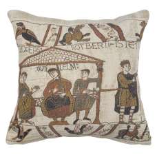 Banquet Feast Decorative Tapestry Pillow