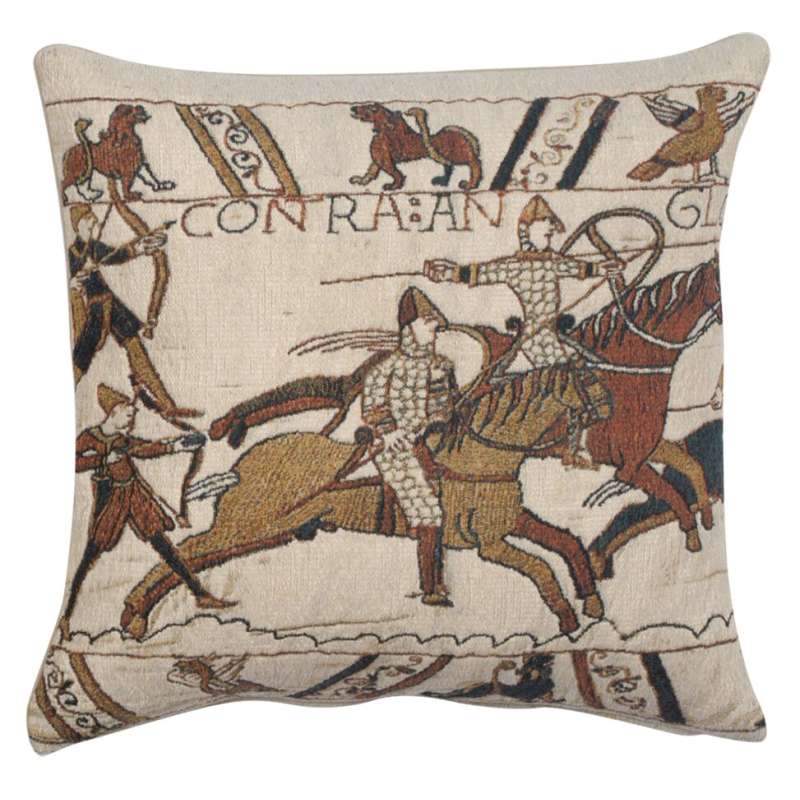 Battle of Hastings I Decorative Tapestry Pillow