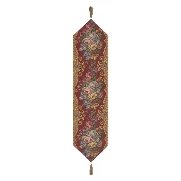 Fancy Flowers II Belgian Table Runner