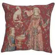 Licorne Gout Belgian Tapestry Cushion