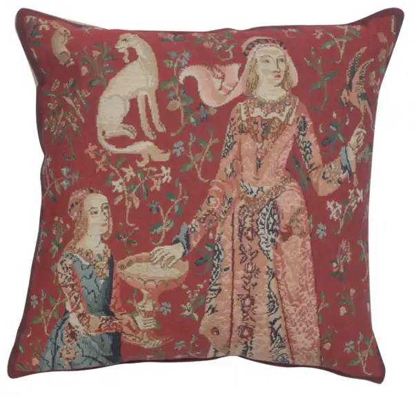 Charlotte Home Furnishing Inc. Belgium Cushion Cover - 17 in. x 17 in. | Licorne Gout