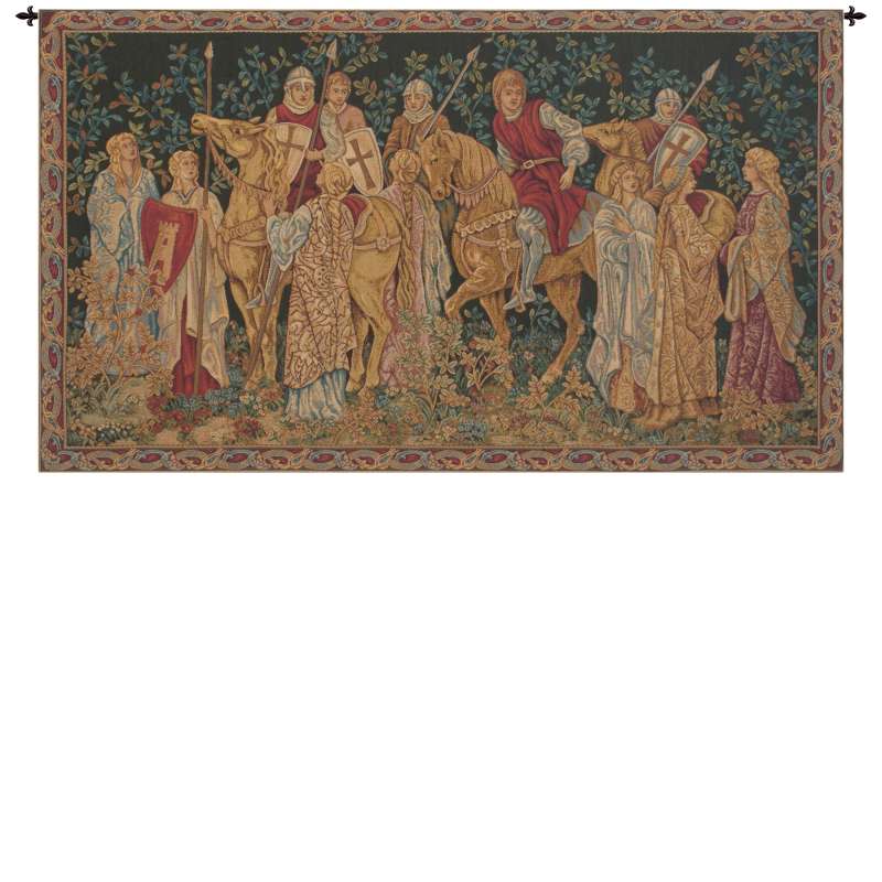 Les Croises II Italian Tapestry Wall Hanging