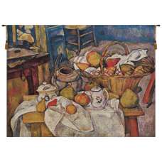 Cezanne Basquet on Table Flanders Tapestry Wall Hanging