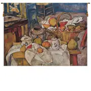 Cezanne Basquet on Table Belgian Wall Tapestry