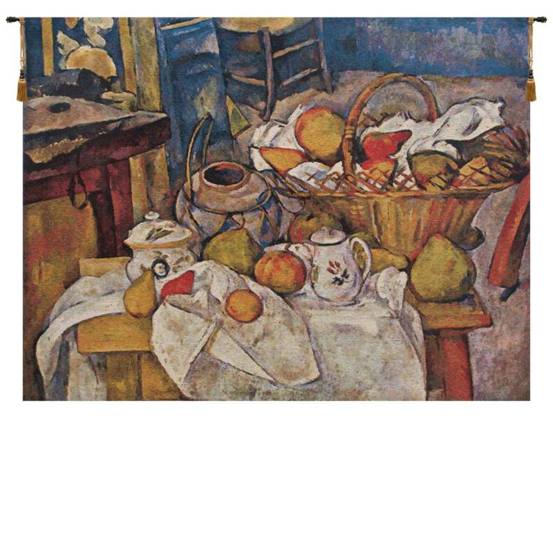 Cezanne Basquet on Table Flanders Tapestry Wall Hanging