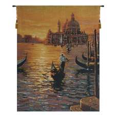 Days End at Venice Flanders Tapestry Wall Hanging