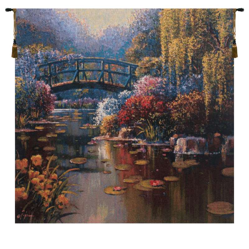 Giverny Pond I Flanders Tapestry Wall Hanging