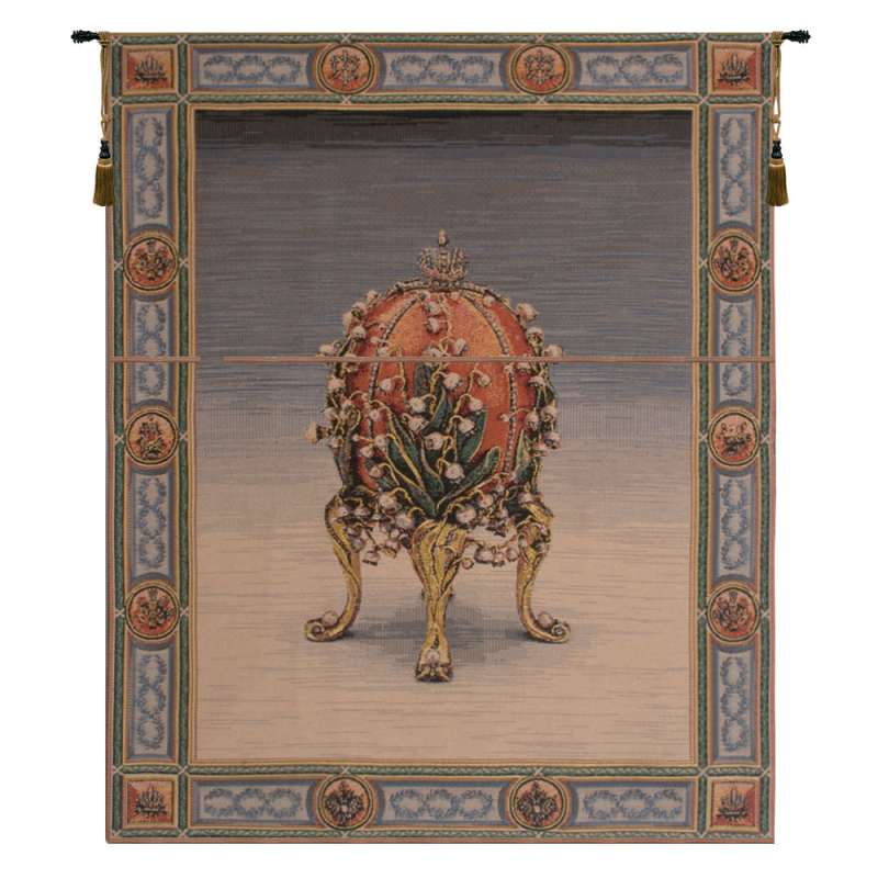 Lily of the Valley - Russian Jewel I Flanders Tapestry Wall Hanging