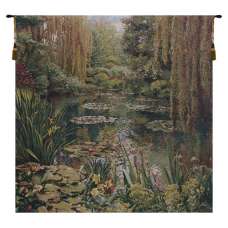 Monet's Garden without Border I Flanders Tapestry Wall Hanging