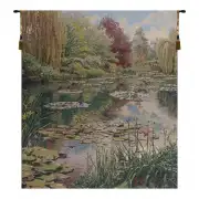 Monet's Garden without Border III Belgian Tapestry Wall Hanging