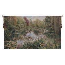 Monet's Garden without Border IV Flanders Tapestry Wall Hanging
