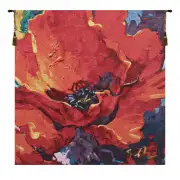 Desiree By Simon Bull III Belgian Tapestry Wall Hanging - 36 in. x 36 in. Cotton/Viscose/Polyester by Simon Bull