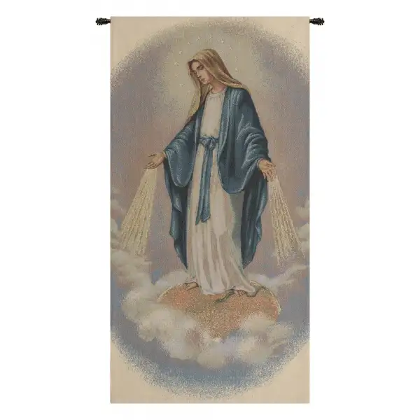 Miraculous Madonna Italian Wall Tapestry