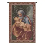 Saint Joseph European Tapestries - 12 in. x 17 in. Cotton/viscose/goldthreadembellishments by Alberto Passini