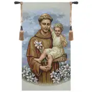 Saint Anthony European Tapestries - 21 in. x 39 in. Cotton/Polyester/Viscose by Charlotte Home Furnishings