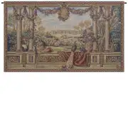 Peacock II European Tapestries - 44 in. x 26 in. Cotton/Polyester/Viscose by Charlotte Home Furnishings