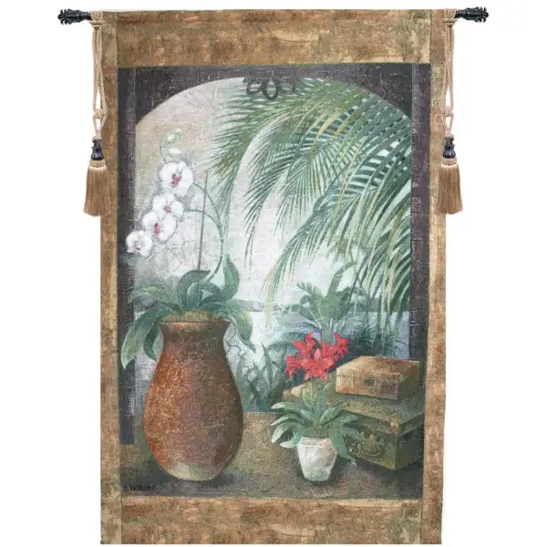 Orchids In Paradise Wall Tapestry