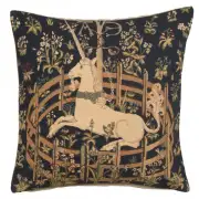 Captive Unicorn European Cushion Cover - 18 in. x 18 in. Cotton by Charlotte Home Furnishings