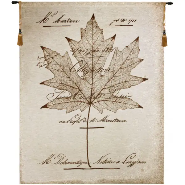 Maple Document Wall Tapestry