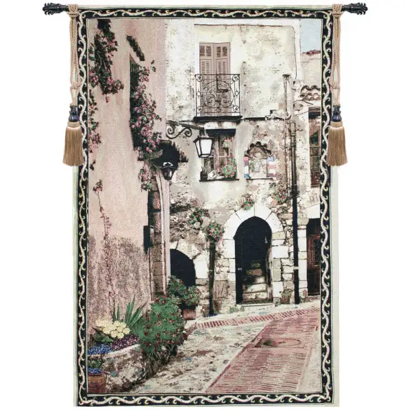 Cat In A Window I Wall Tapestry