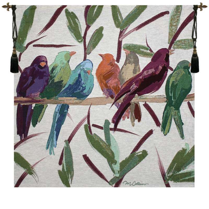 Flocked Together Fine Art Tapestry