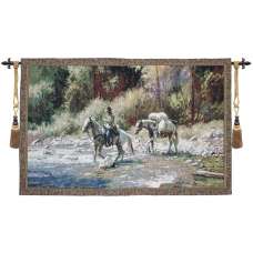 A Good Crossing II Fine Art Tapestry