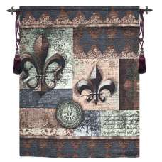 Fleur de Lis Grande Wallhanging Fine Art Tapestry
