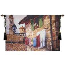 Laundry Day Fine Art Tapestry