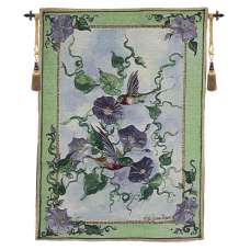 Hummingbird Haven Fine Art Tapestry