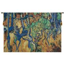 Tree Roots and Trunks Belgian Tapestry