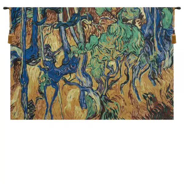 Tree Roots and Trunks Belgian Wall Tapestry