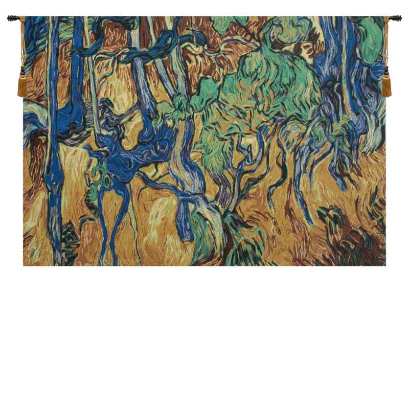 Tree Roots and Trunks Belgian Tapestry