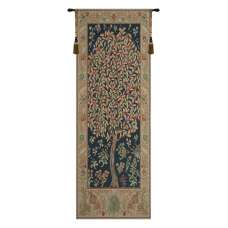 The Pastel Tree Portiere Belgian Tapestry