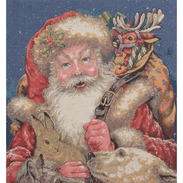 Santa's Arrival Stretched Wall Tapestry
