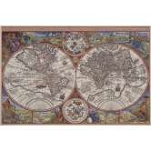 Wall Map of Wonder Stretched Wall Tapestry