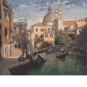 Floating Venice  Wall Tapestry Stretched